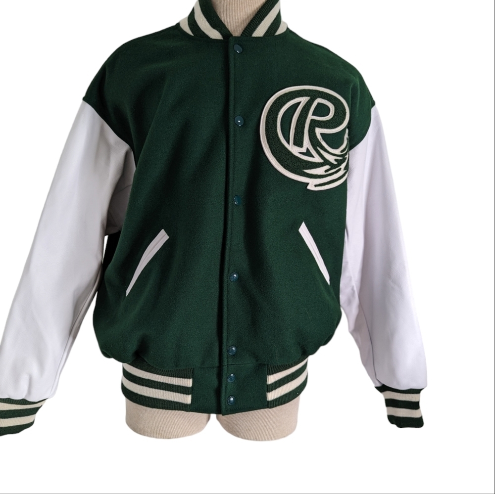 Vintage Roosevelt University Lakers Letterman Varsity Jacket USA Adult Size L